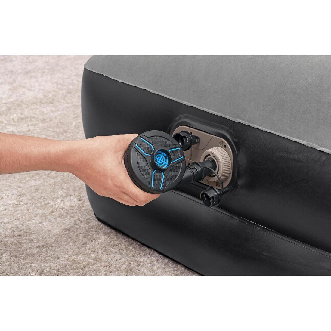 Matelas gonflable haut pour 1 personne, avec pompe électrique intégrée