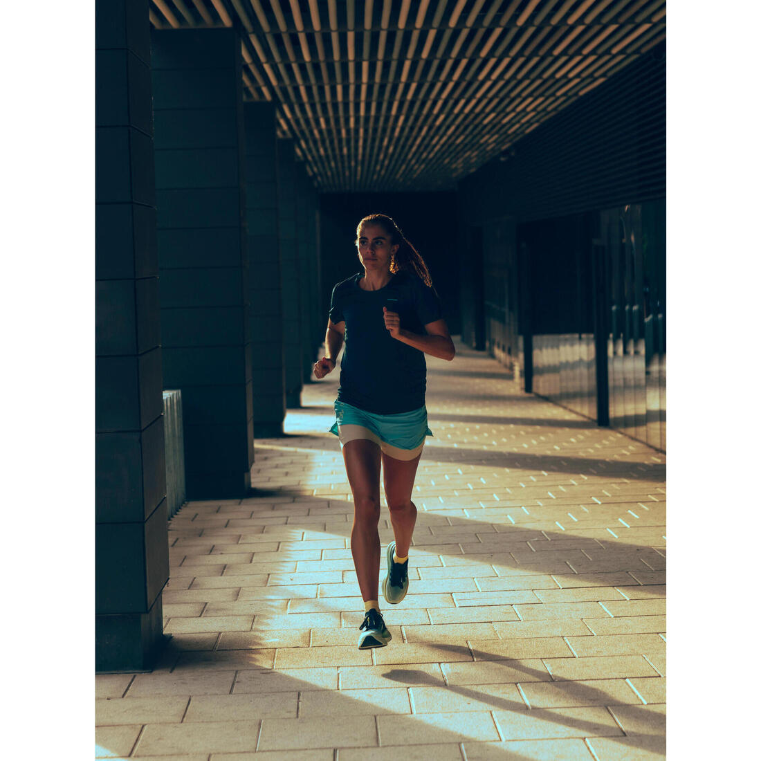 T-shirt de running Femme, Kiprun Run 500 Confort