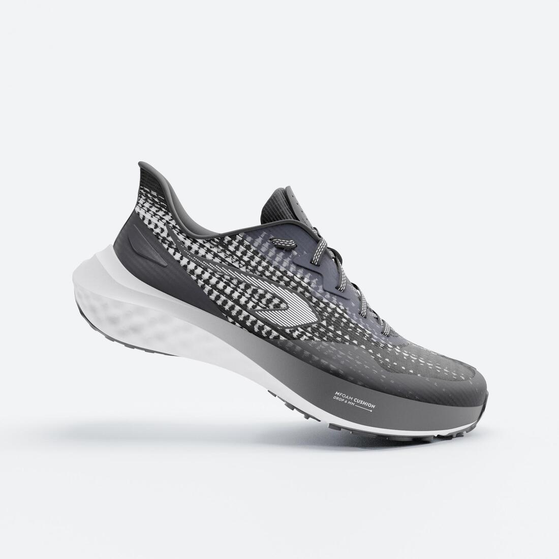 Chaussures de running Enfant - KIPRUN K500 FAST noires et jaunes