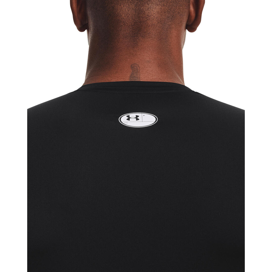 T-shirt en tissu HeatGear® pour homme, noir