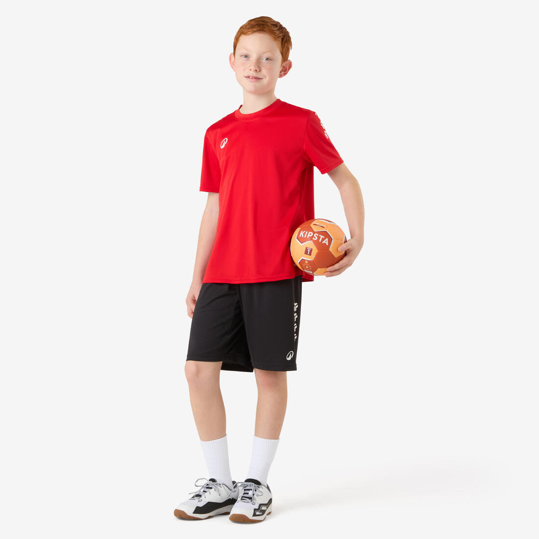 Short de handball enfant - H100 noir