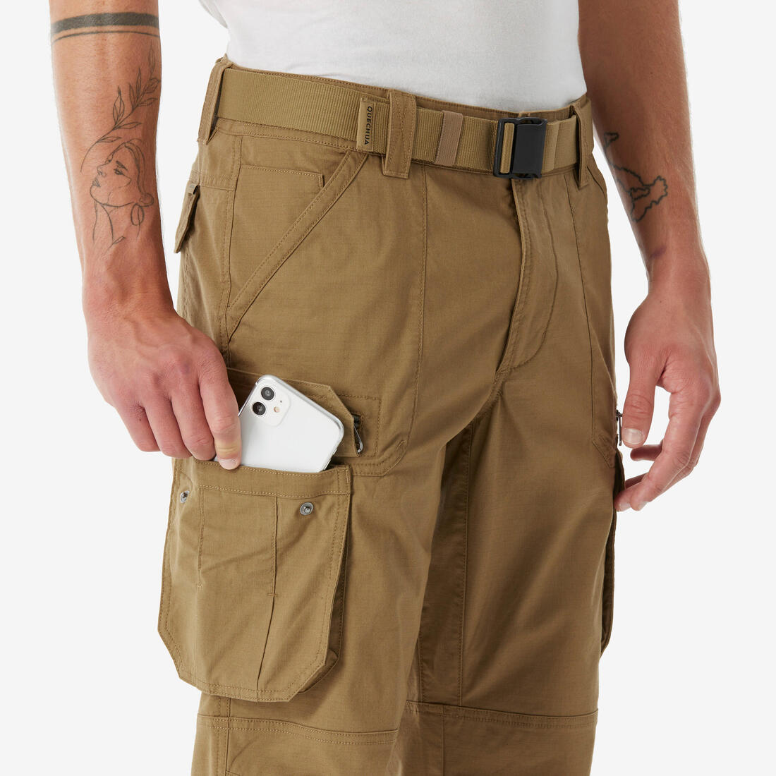 Pantalon de randonnée homme, NH500 Cargo