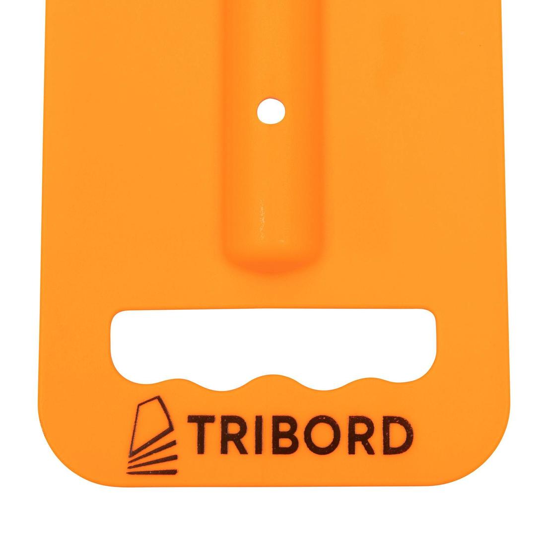 Pagaie gaffe telescopique bateau orange