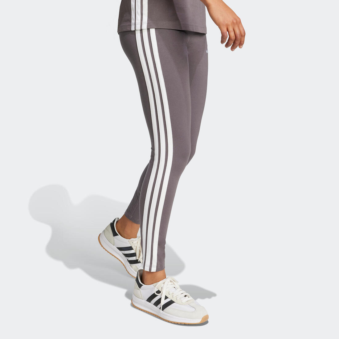 Legging en coton pour femme, gris