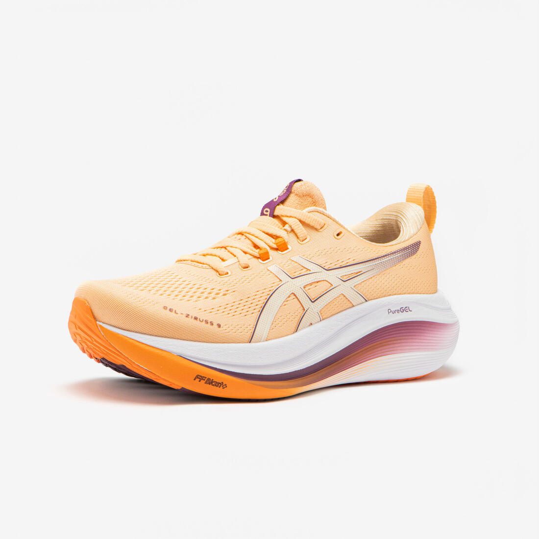 Chaussure de running Femme, Asics Gel-Ziruss abricot et