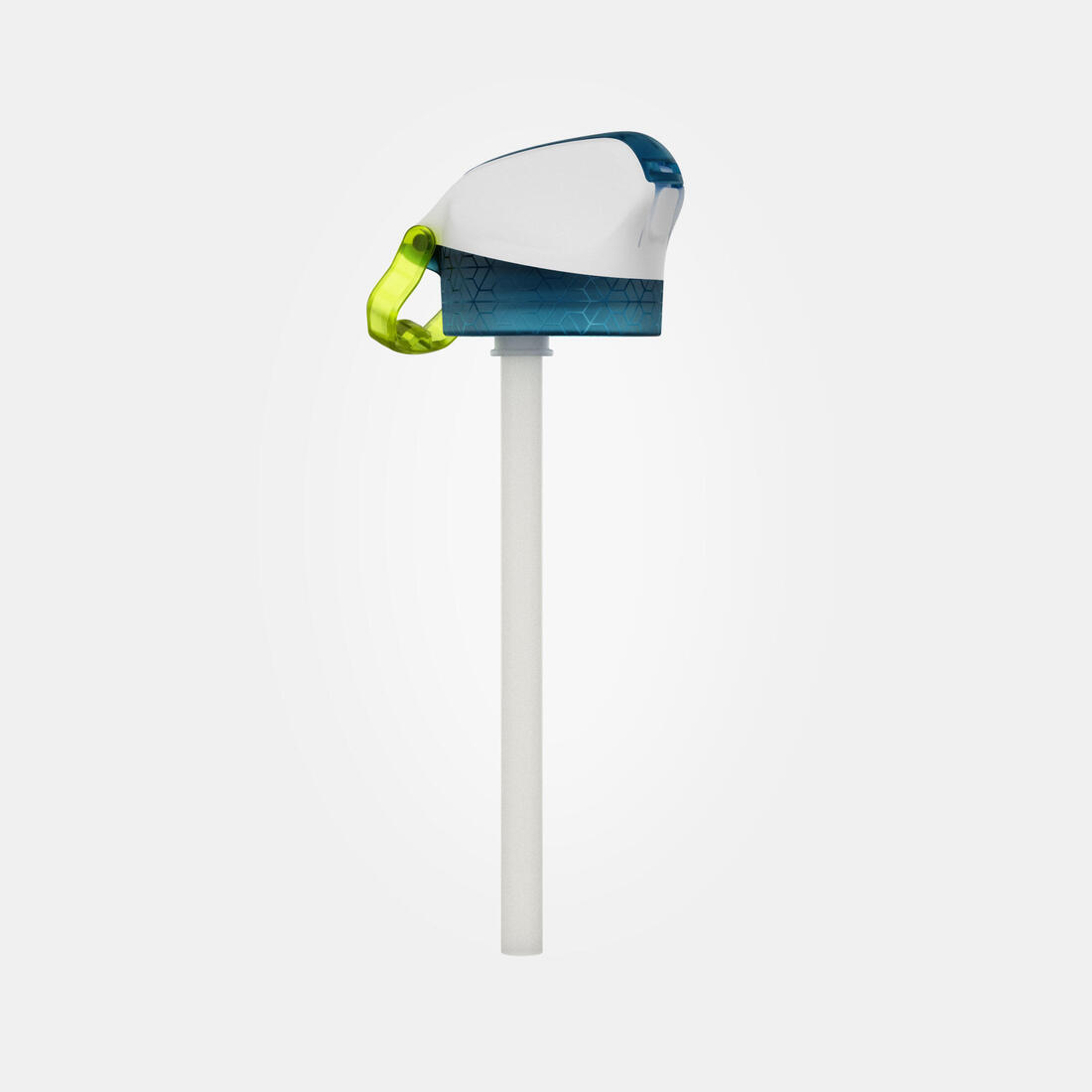 Gourde alu enfant 0,6L, bouchon instantané, pipette et paille, en alu recyclé