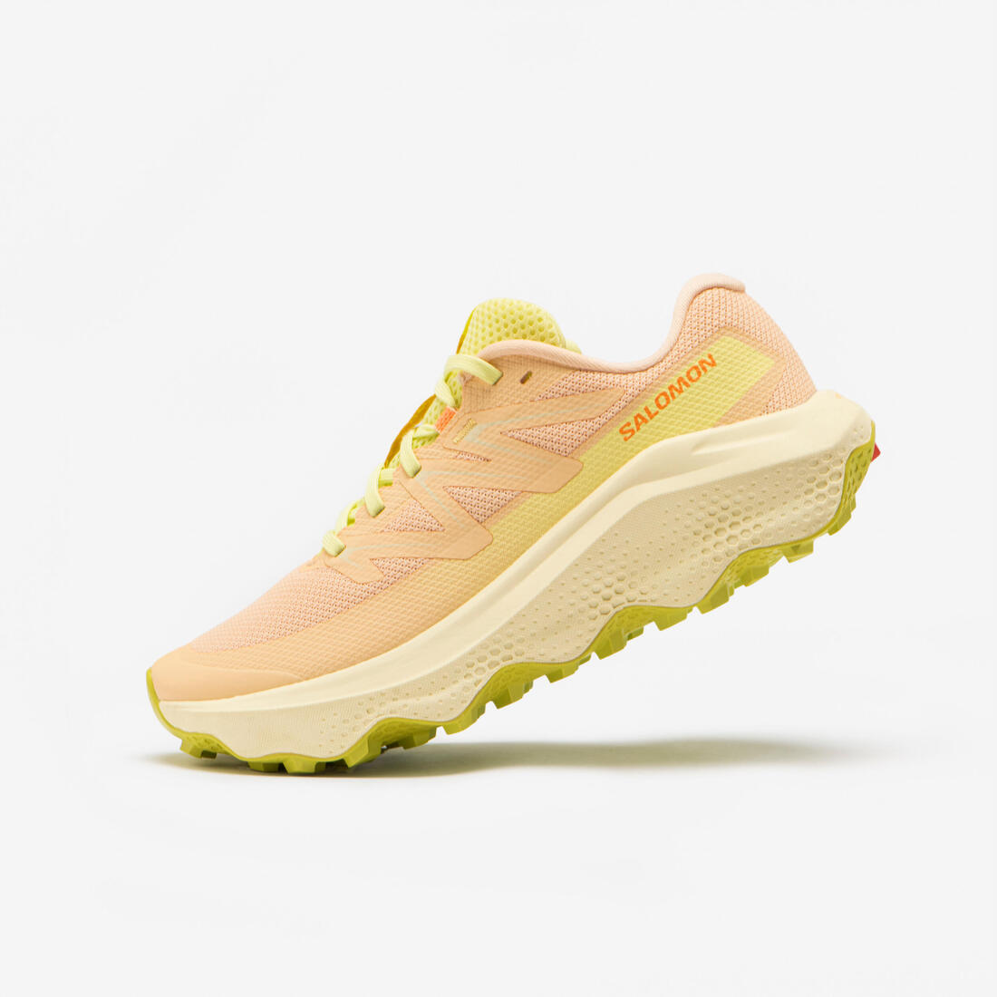 Chaussures de running trail femme, Salomon Ultra Flow 2 rose jaune et