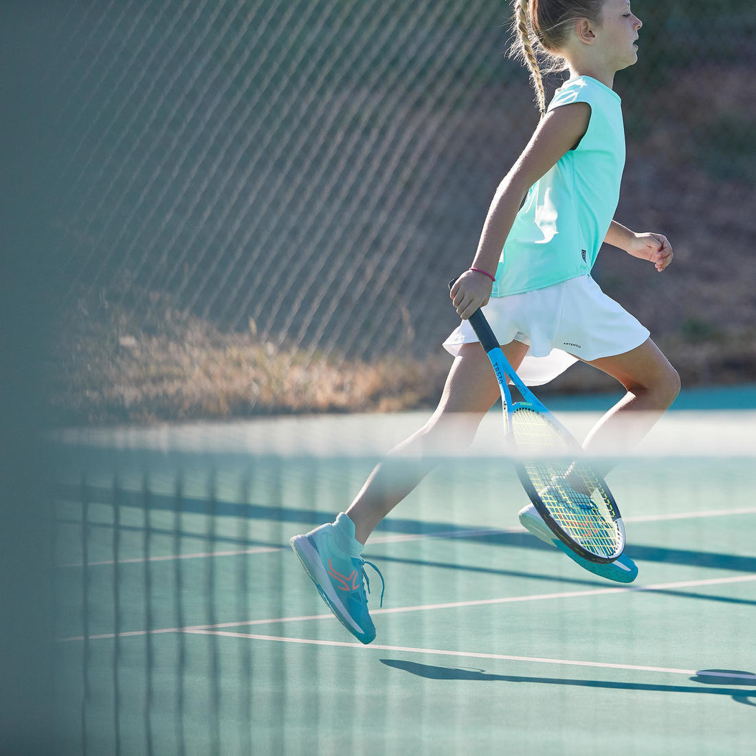 CHAUSSURES DE TENNIS ENFANT ARTENGO TS560 JR BLACK YELLOW