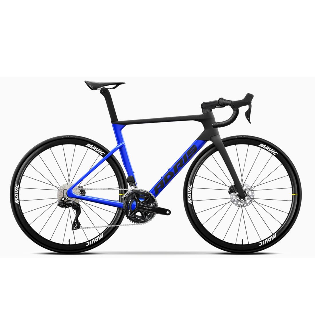 Vélo de route ADRIS Performance S2 Shimano 105 Di2 Bleu électrique
