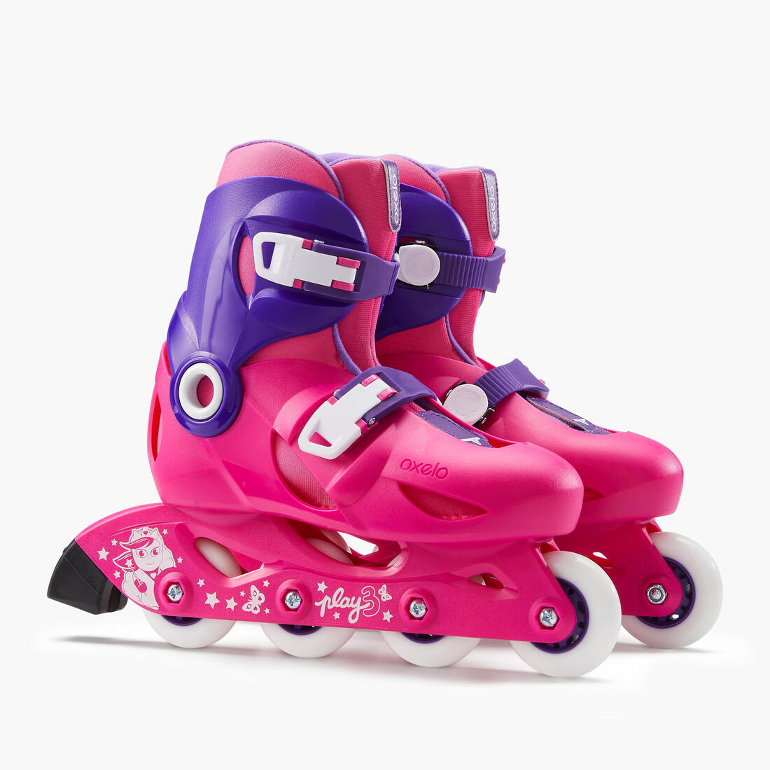 roller enfant PLAY3 bleu rouge