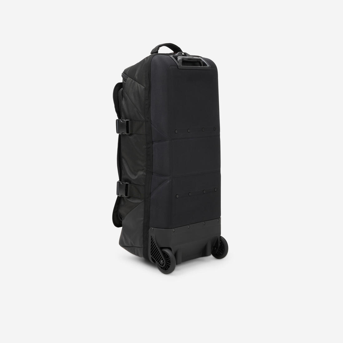 Valise pliable 85L noire Spacesaver, sac de voyage à roulettes