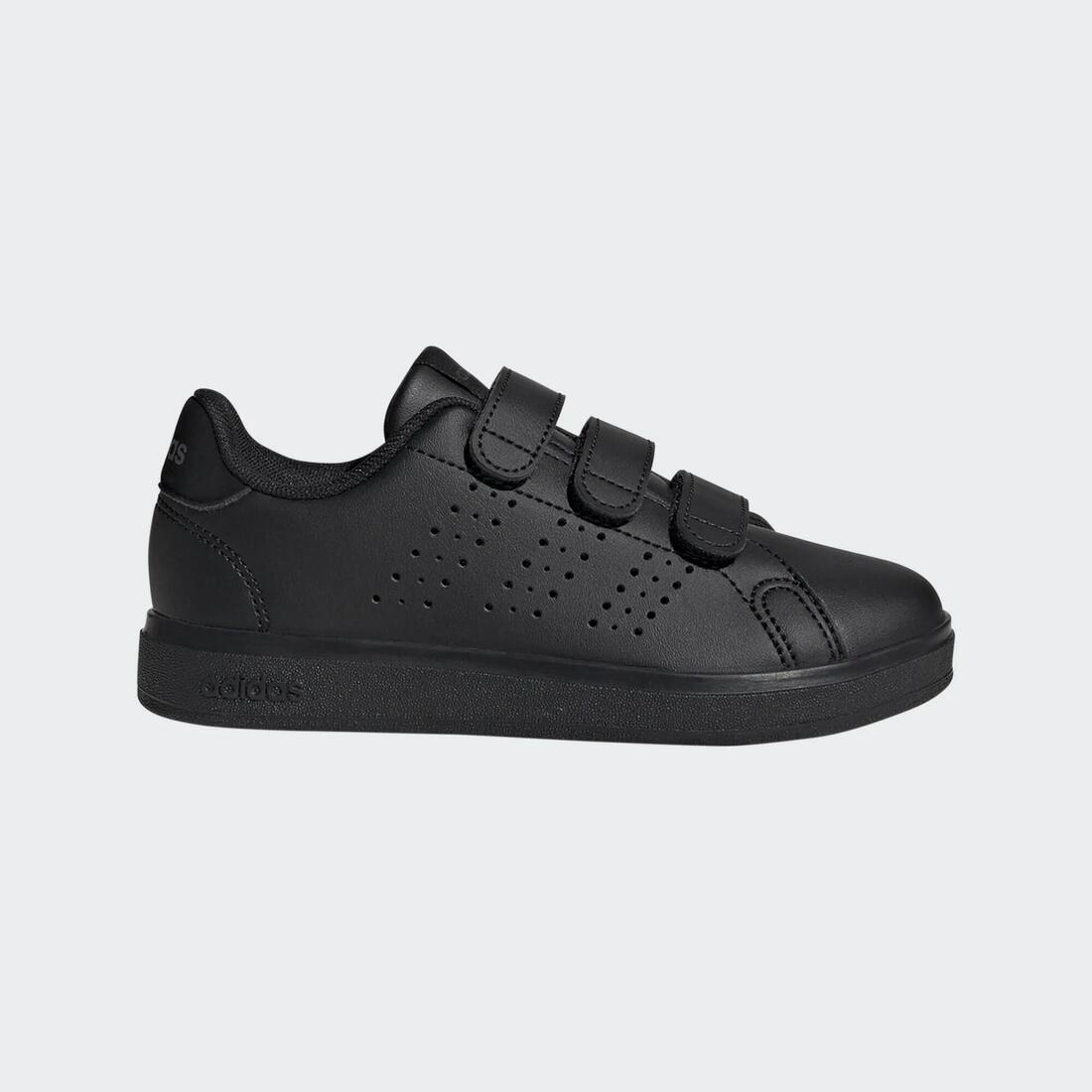Chaussure adidas ADVANTAGE scratch enfant - noir