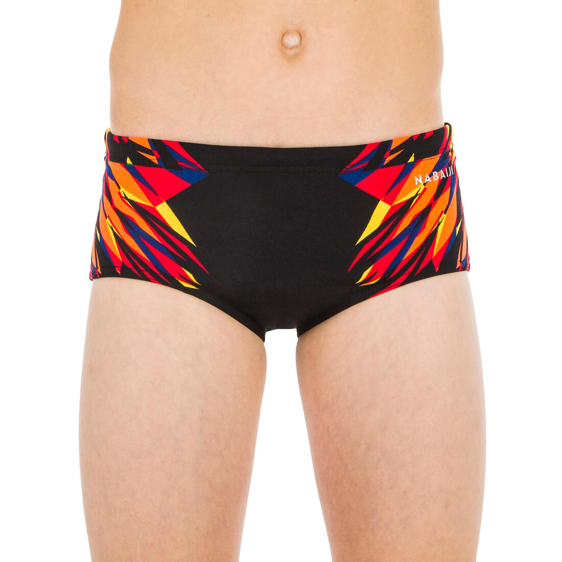 MAILLOT DE BAIN NATATION 900 SLIP  BANDEAU LINES – noir