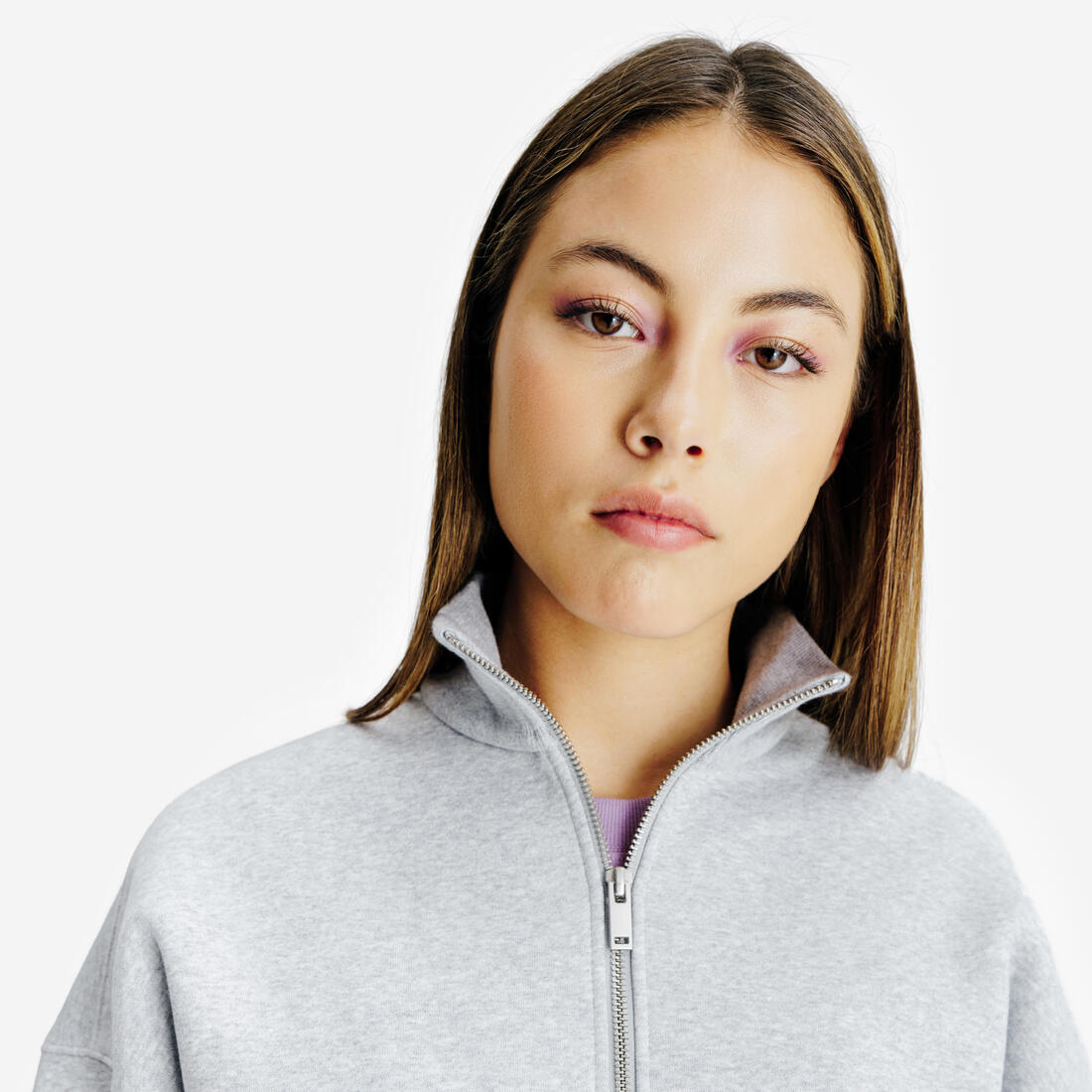 Sweat à col zippé femme, Elementals