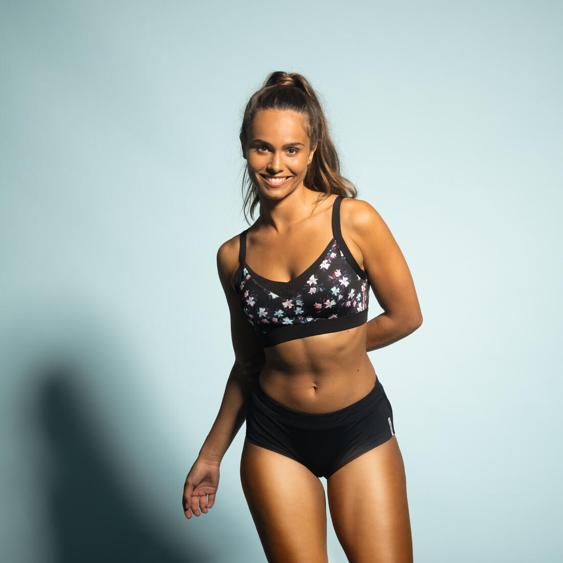 Haut de maillot de bain Aquagym-Aquabike femme Liza Saf bleu