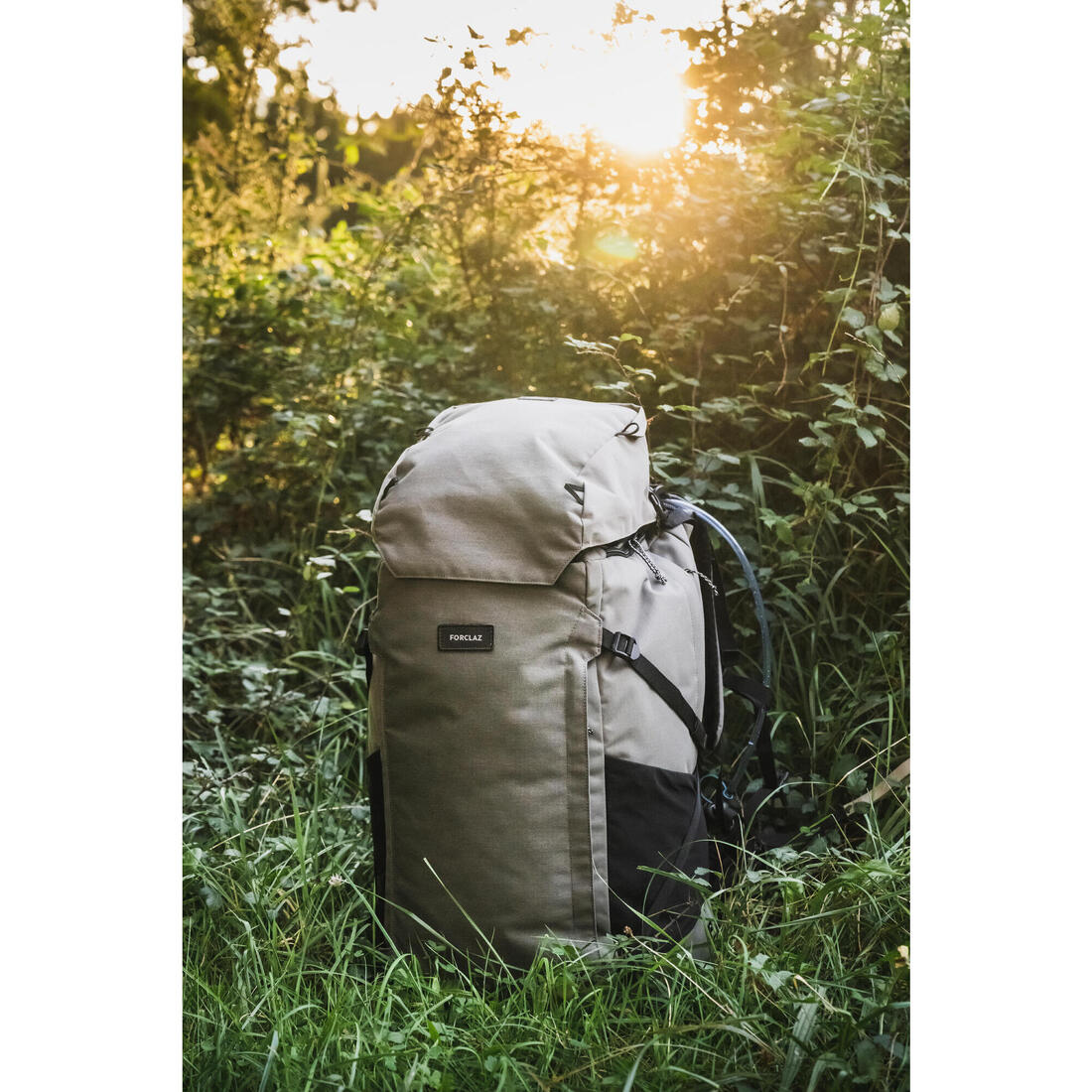 Sac à dos de voyage ouverture valise 70+6L homme, Travel 900 vert kaki