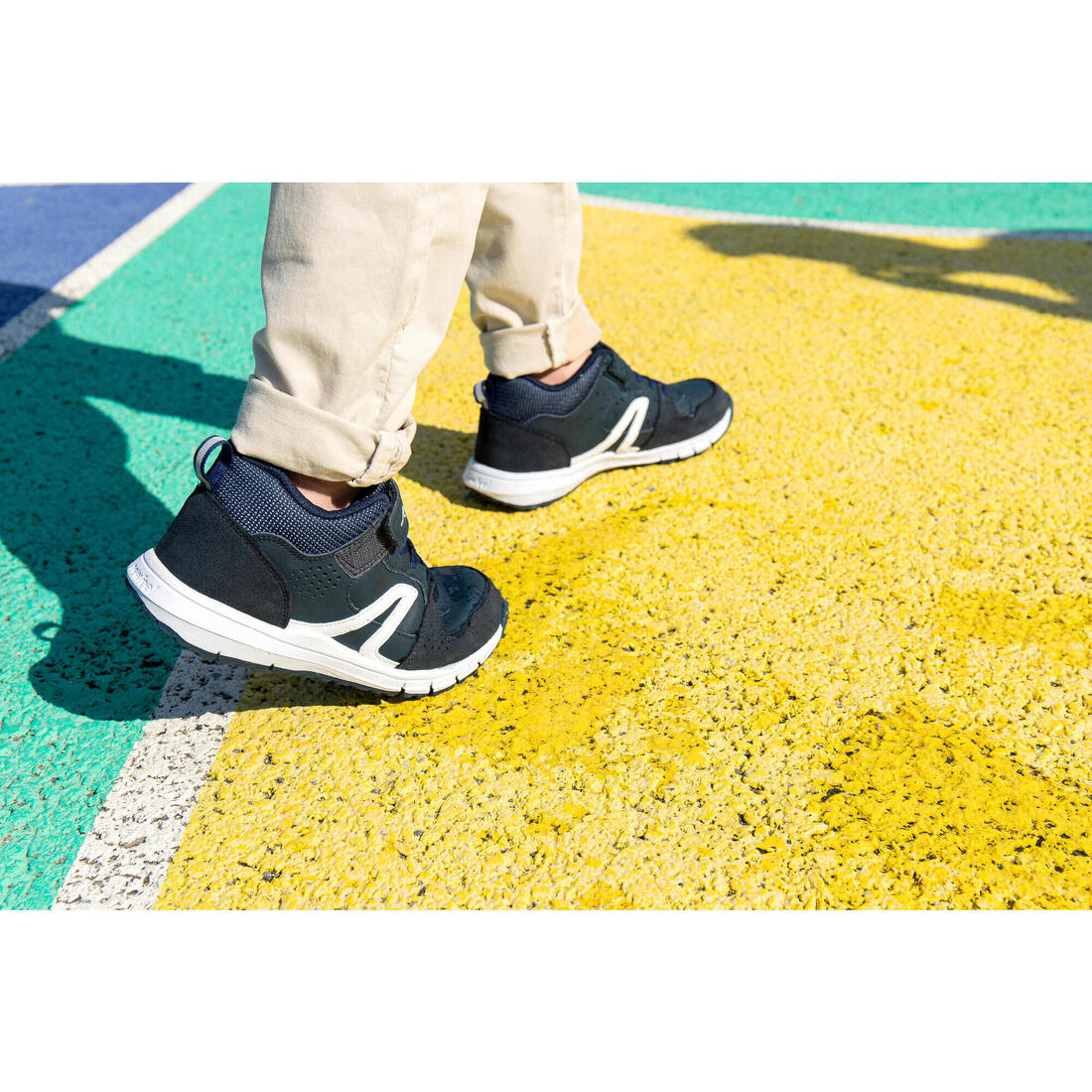 Chaussures en cuir à scratch enfant - PROTECT 560