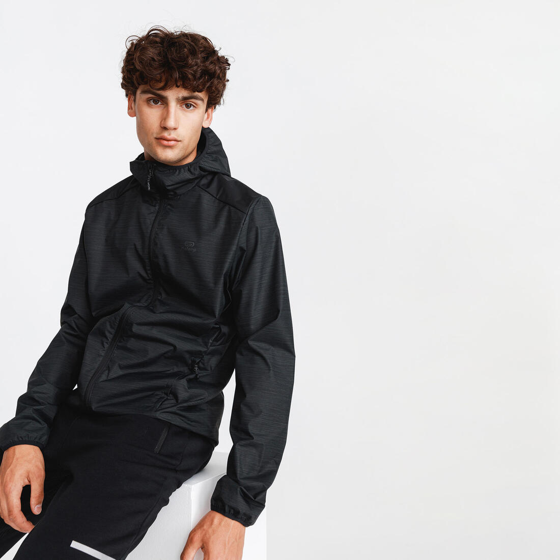 Veste imperméable de running Homme - KIPRUN Run 100