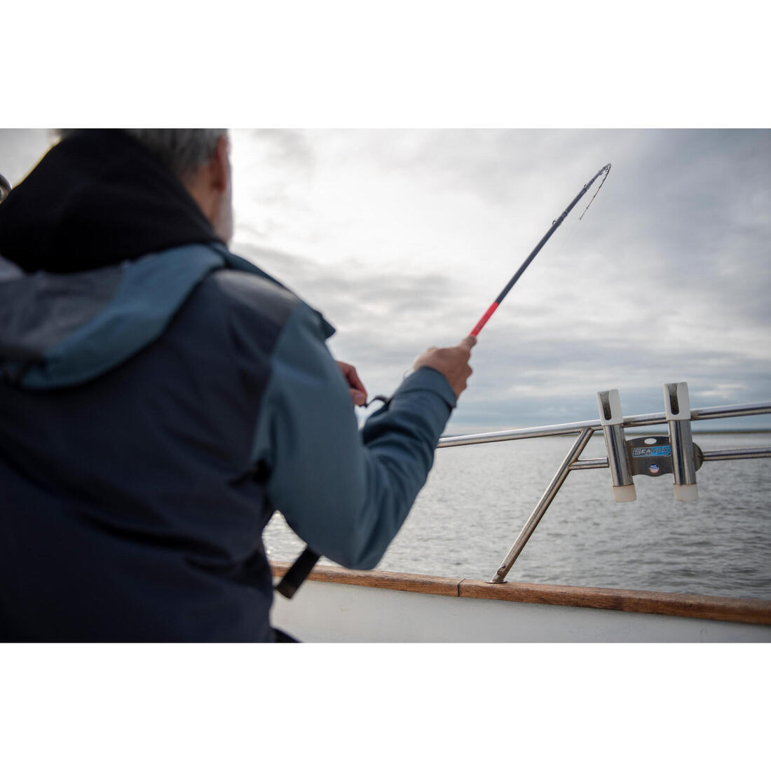 CANNE BATEAU SEABOAT LIGHT 500 240/2 HYBRID EMMANCHEMENT PECHE EN MER