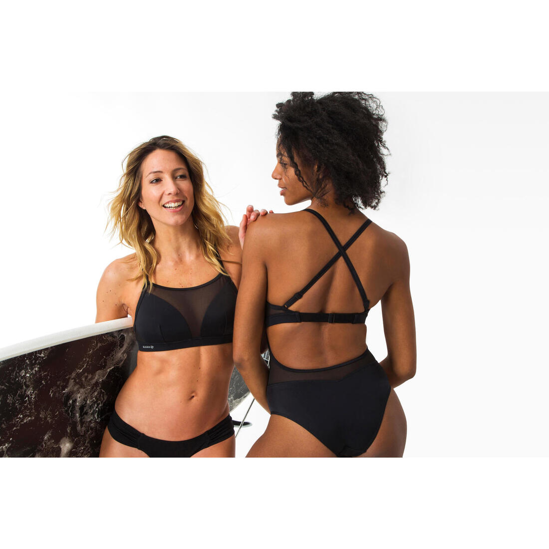 Maillot de bain 1 pièce femme ELISE NOIR