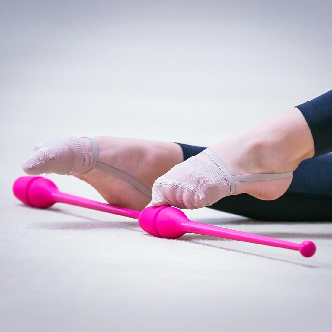 Massues de Gymnastique Rythmique (GR) encastrables 36cm Rose