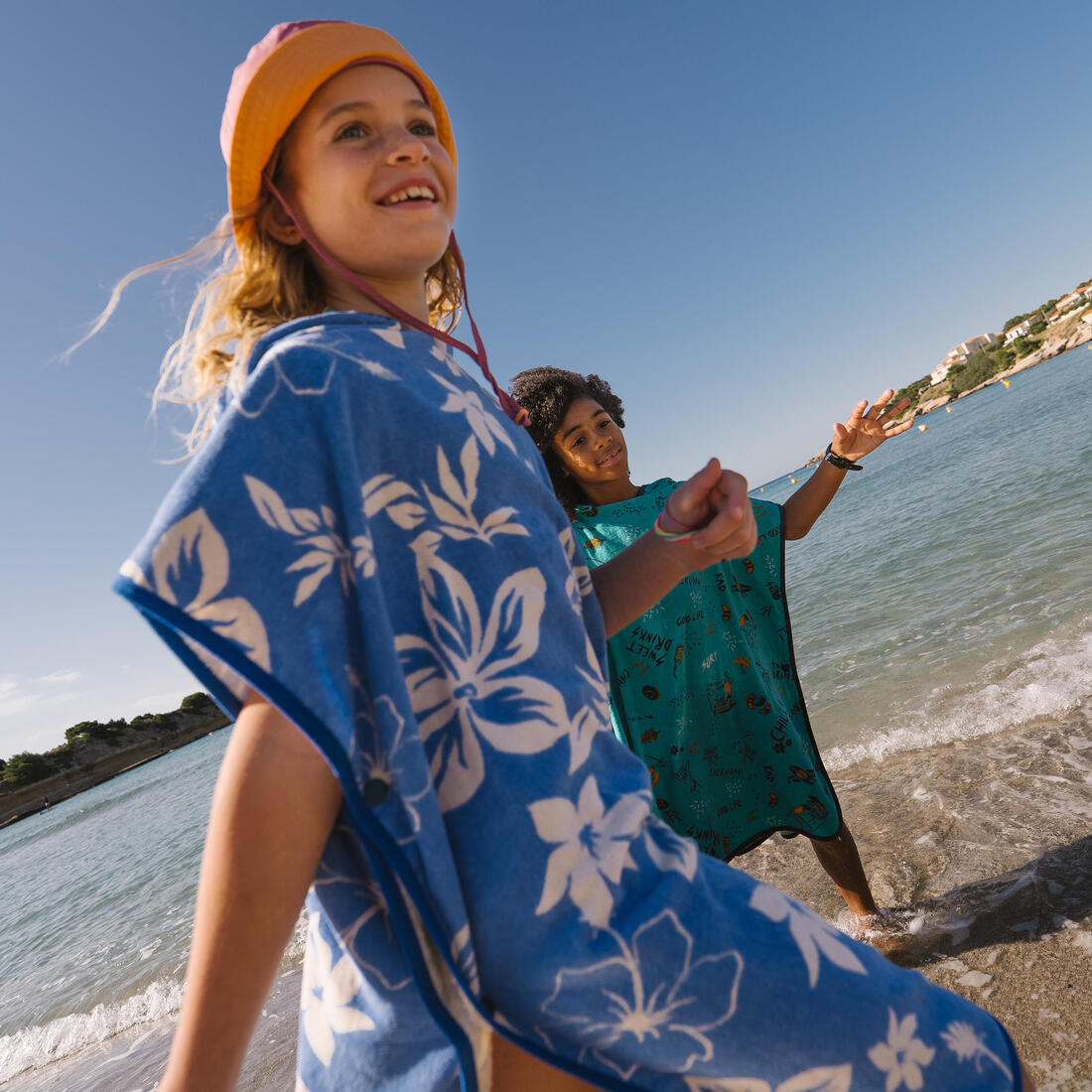 Poncho surf 500 junior (110 à 135 cm) surfy