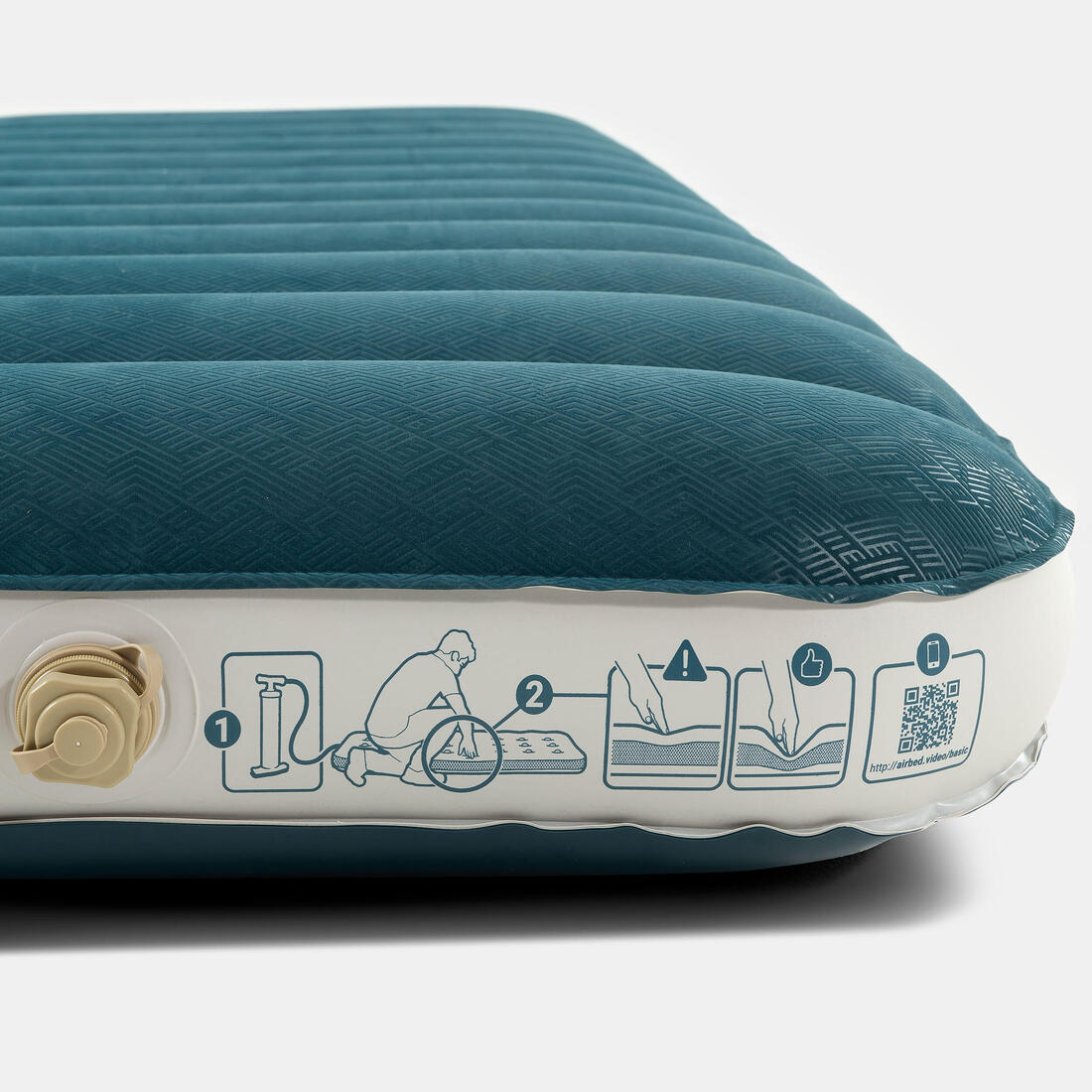 Matelas gonflable de camping 1 personne, 200x70cm, Air comfort