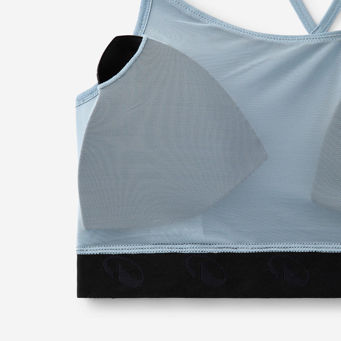 Brassière bretelles fines croisées maintien léger Femme