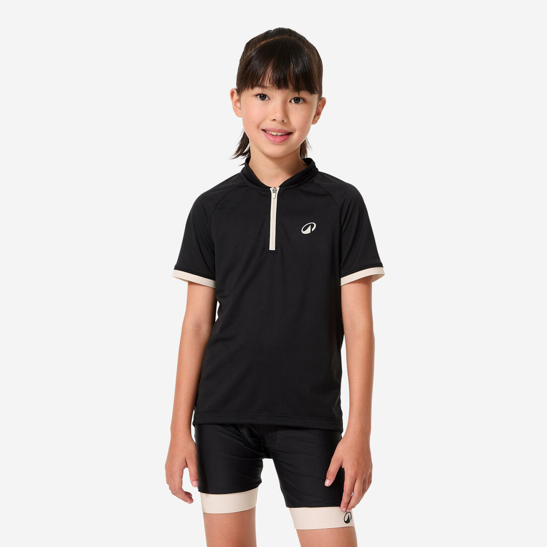 Maillot manches courtes vélo enfant 7-11 ans, 500