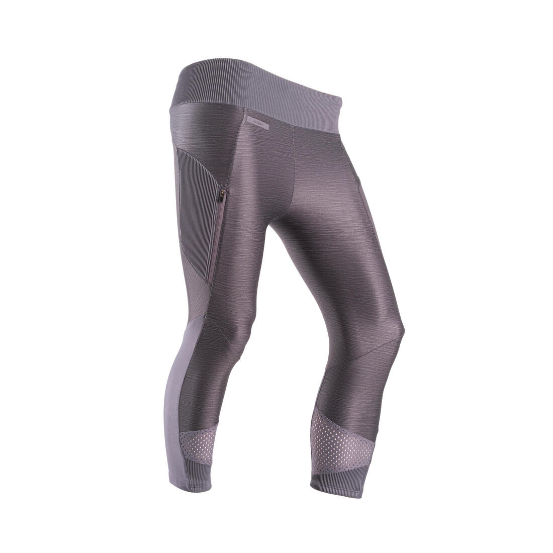 Legging court running respirant femme - Dry+ Feel noir