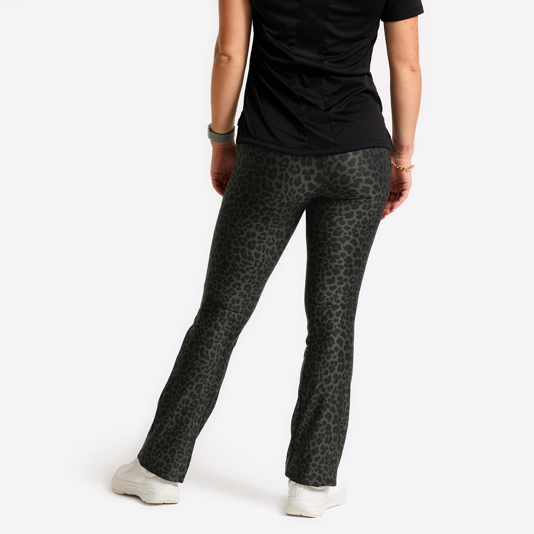 Legging de sport droit et respirant femme, imprimé