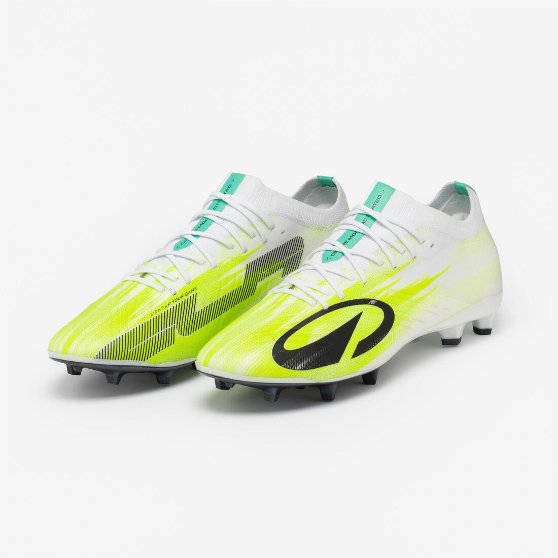 Chaussures de foot adulte CLR 7 Elite FG White Yellow Meteor
