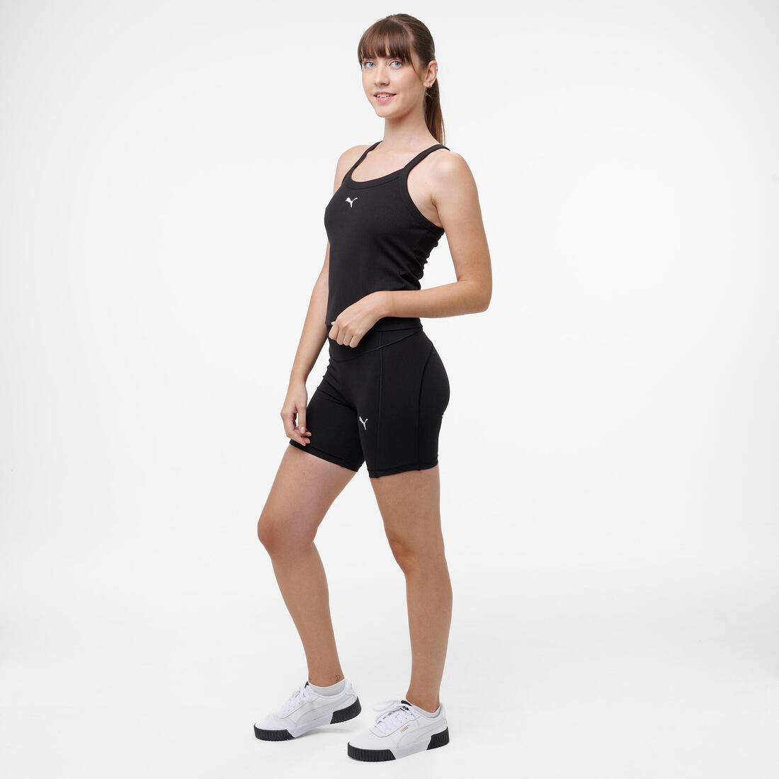 Débardeur de fitness femme, noir