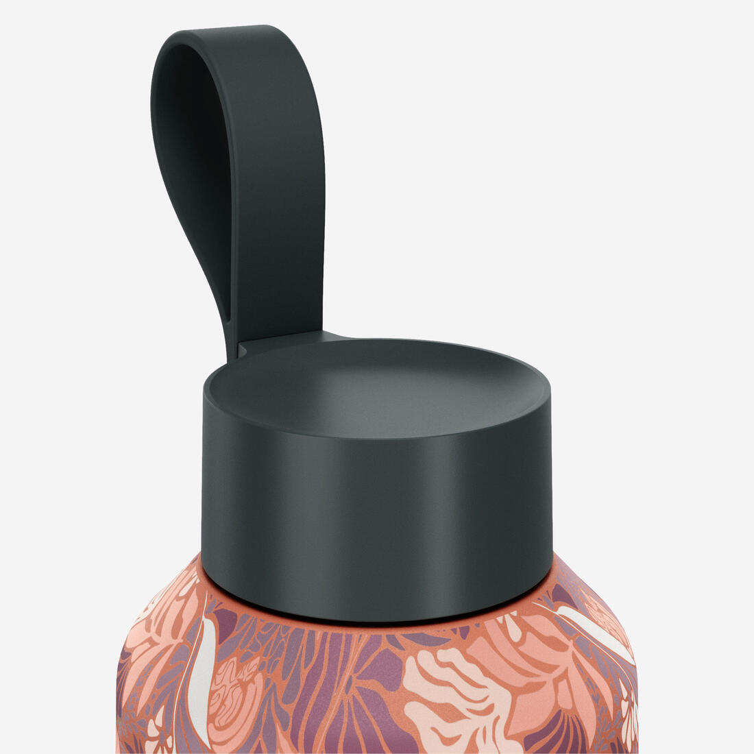 Gourde inox 1L avec bouchon à vis, composée à 75% d'acier recyclé