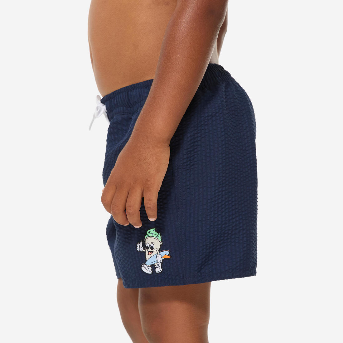 Short de bain surf enfant, 100 texturé