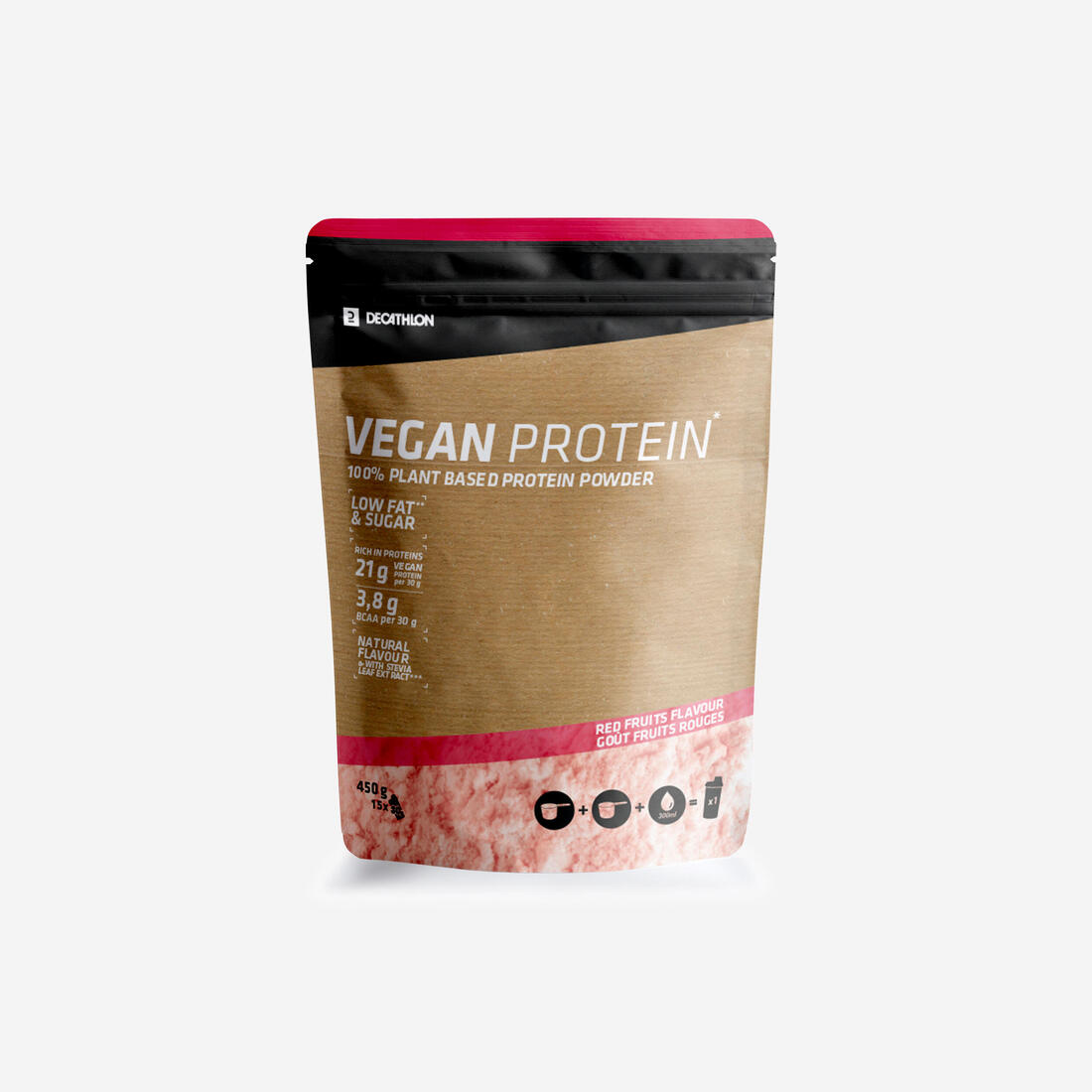VEGAN PROTEIN PARFUM FRUITS ROUGES 450G