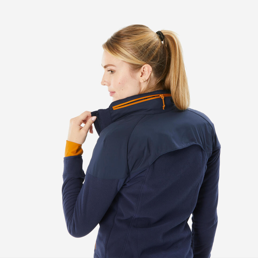 Polaire de randonnée chaude femme, MH500 Mountain