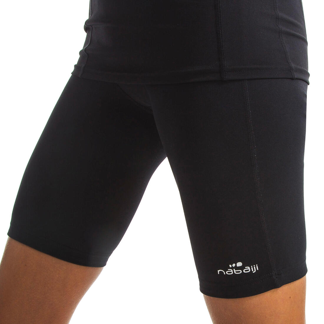 Bas de maillot de bain short jammer Aquafitness femme Anna noir – noir
