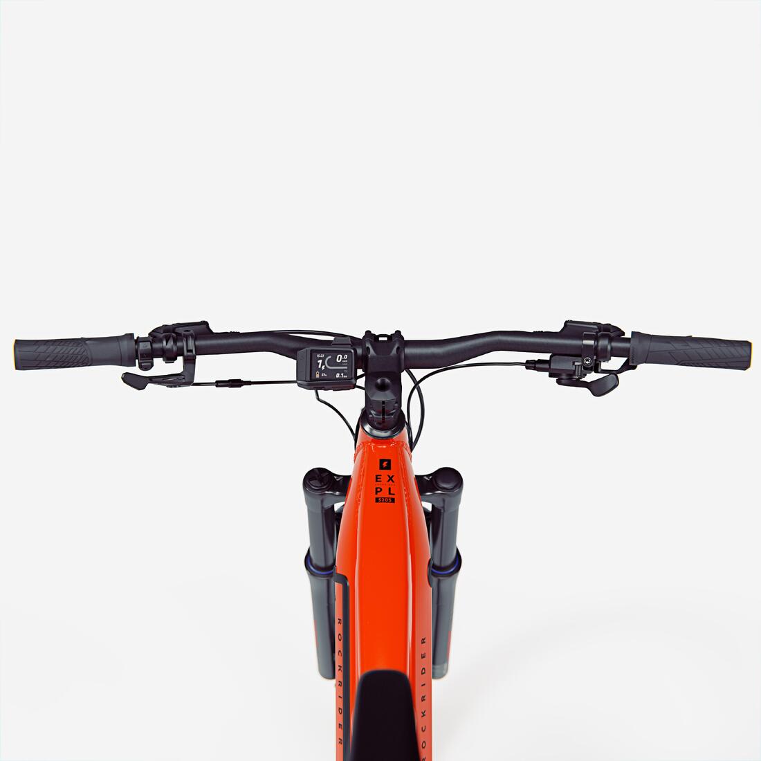 Vélo vtt électrique tout suspendu 29" - e-expl 520 s rouge vif