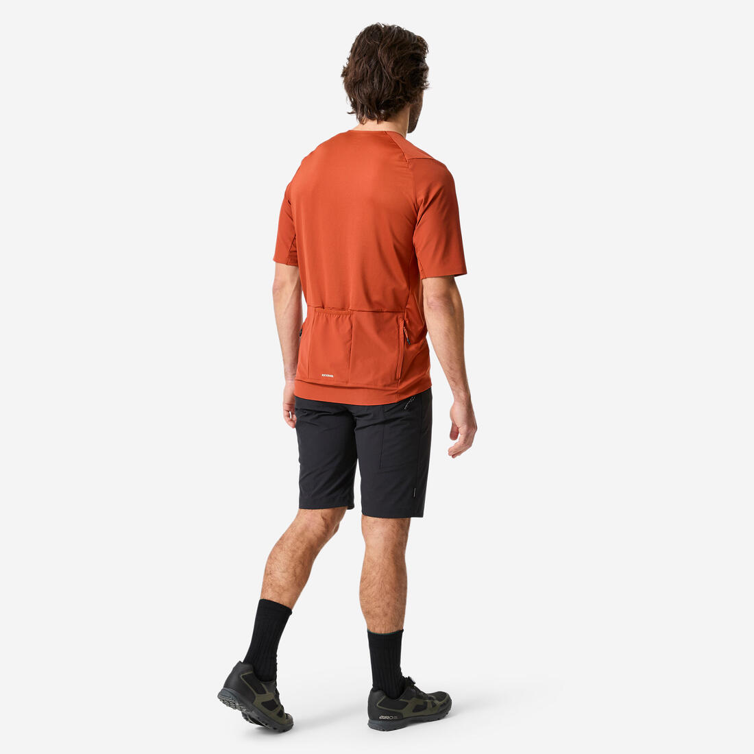 Maillot VTT manches courtes respirant homme cargo, 500