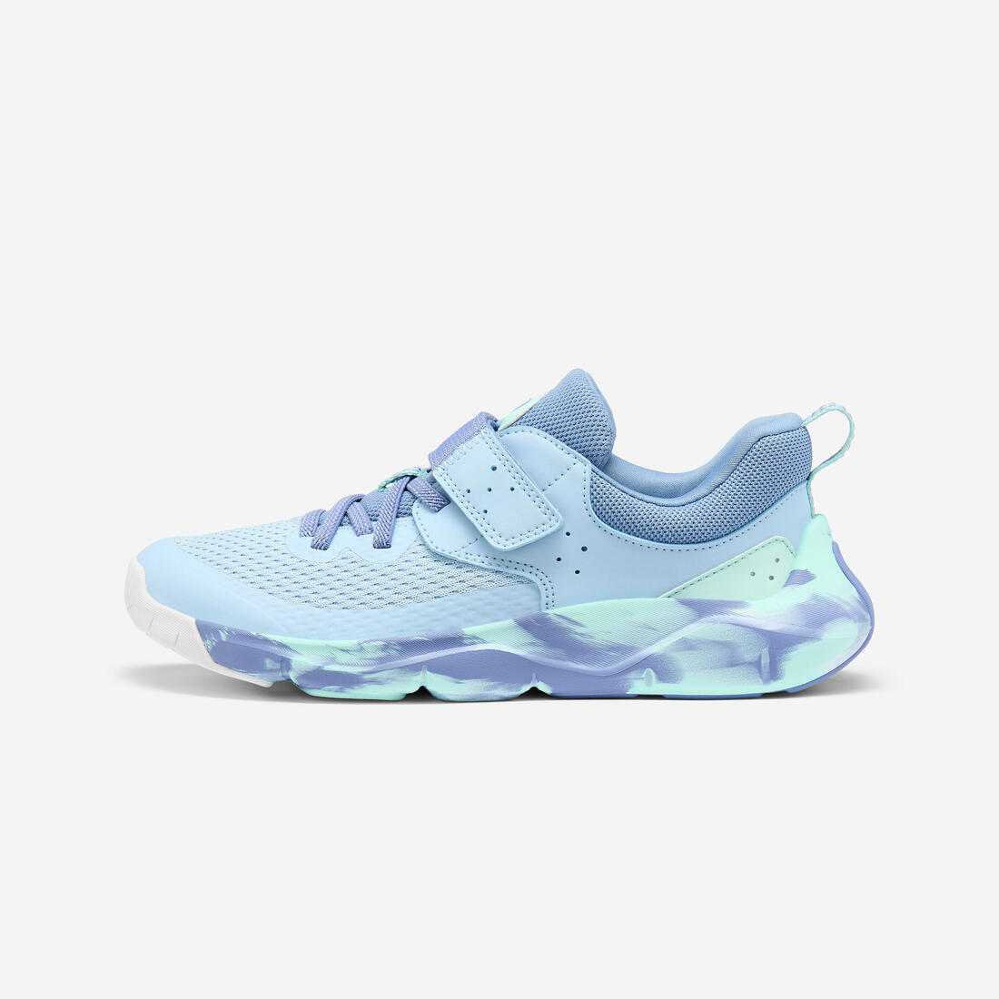 Chaussures de sport à scratch légères enfant, Playful Fast bleu et
