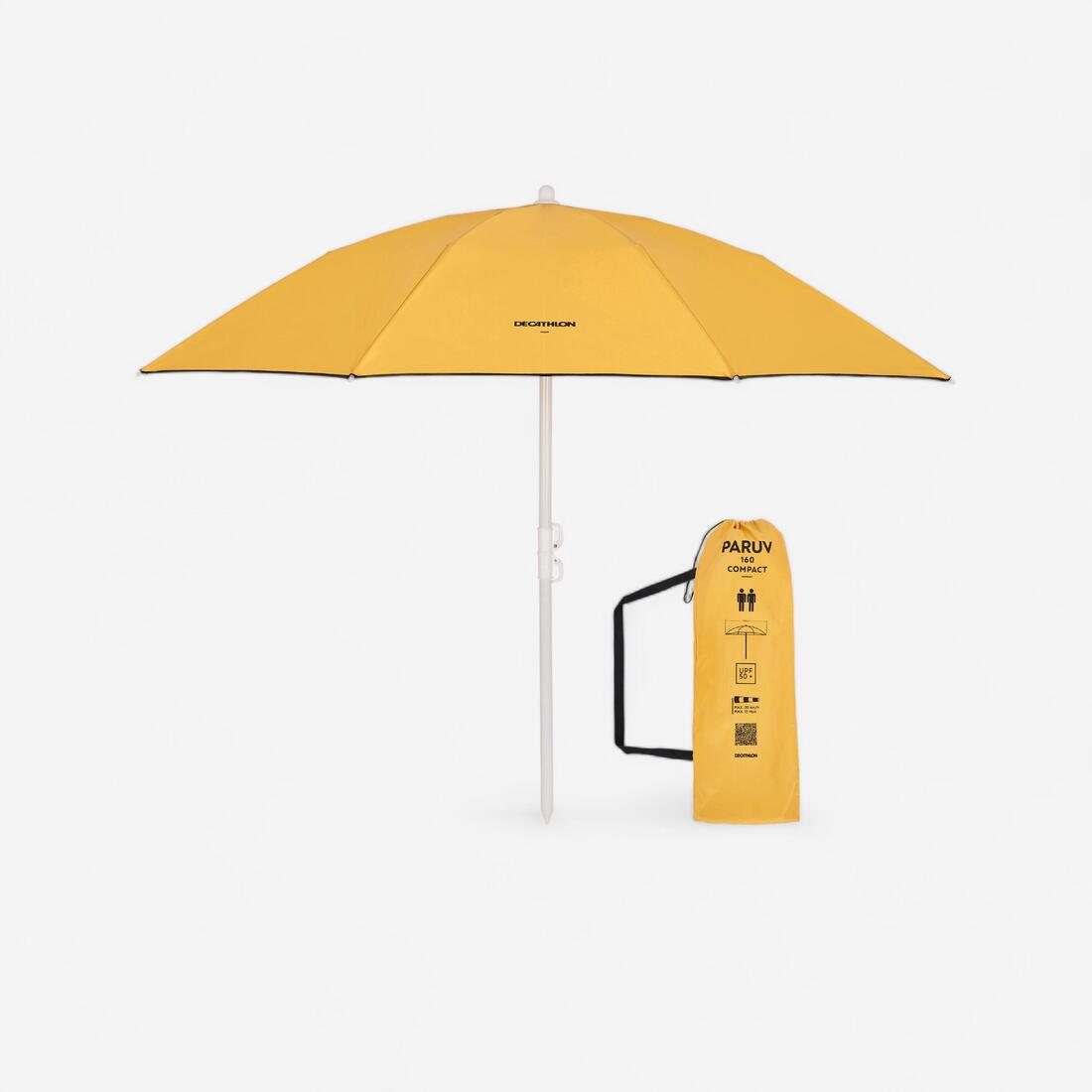 Parasol de plage compact 2 places upf 50+