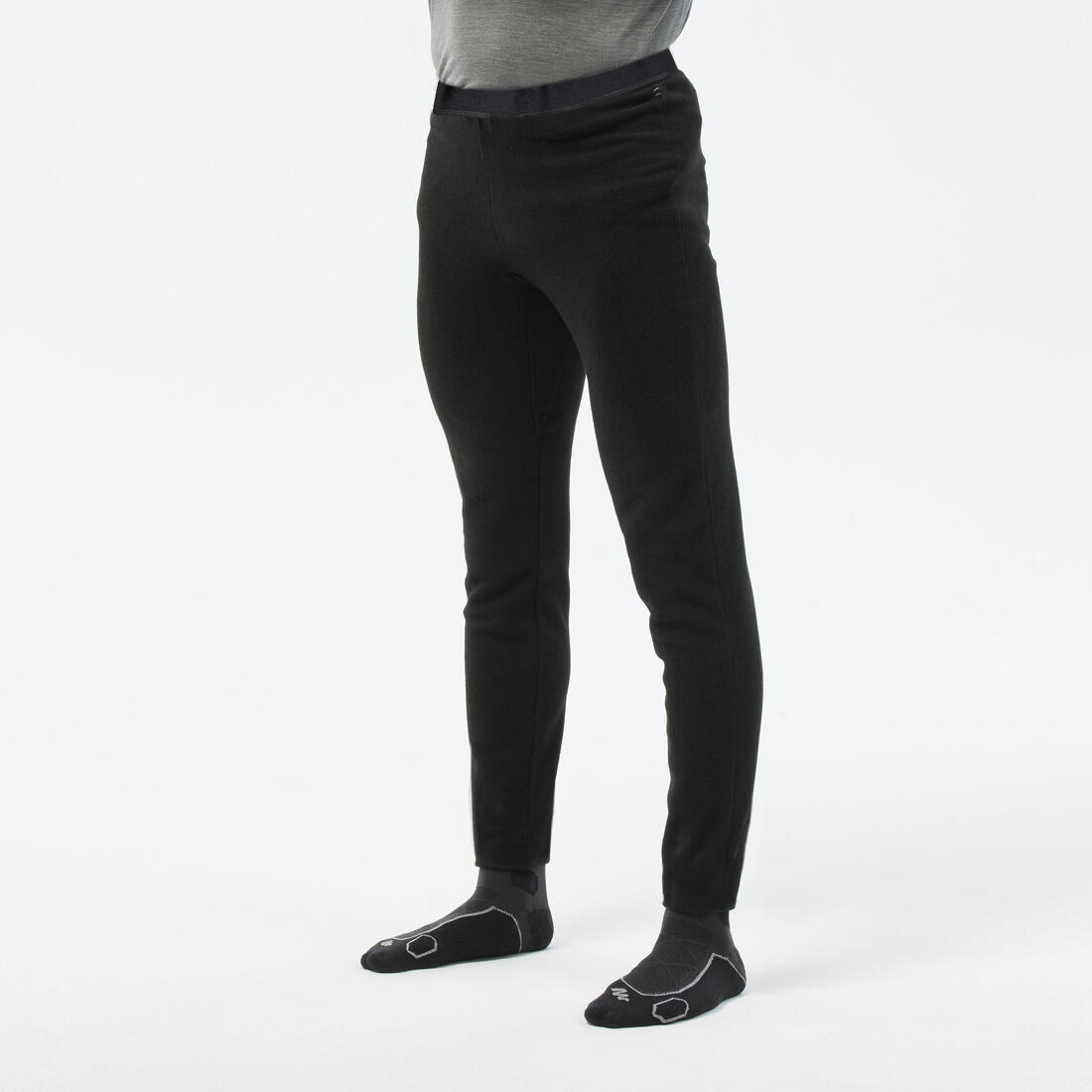 Collant polaire de trek homme, MH100 noir