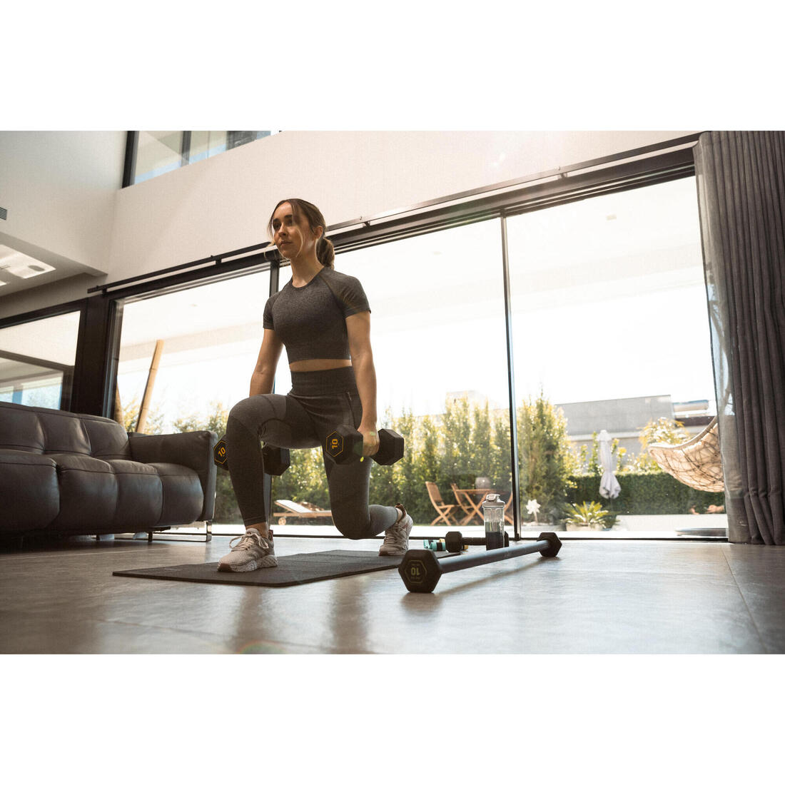 Legging poche téléphone taille haute Fitness Seamless