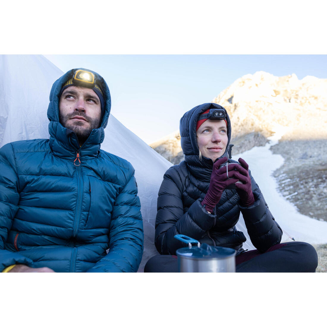 Sous-gants en laine mérinos de trekking montagne - MT500 - adulte