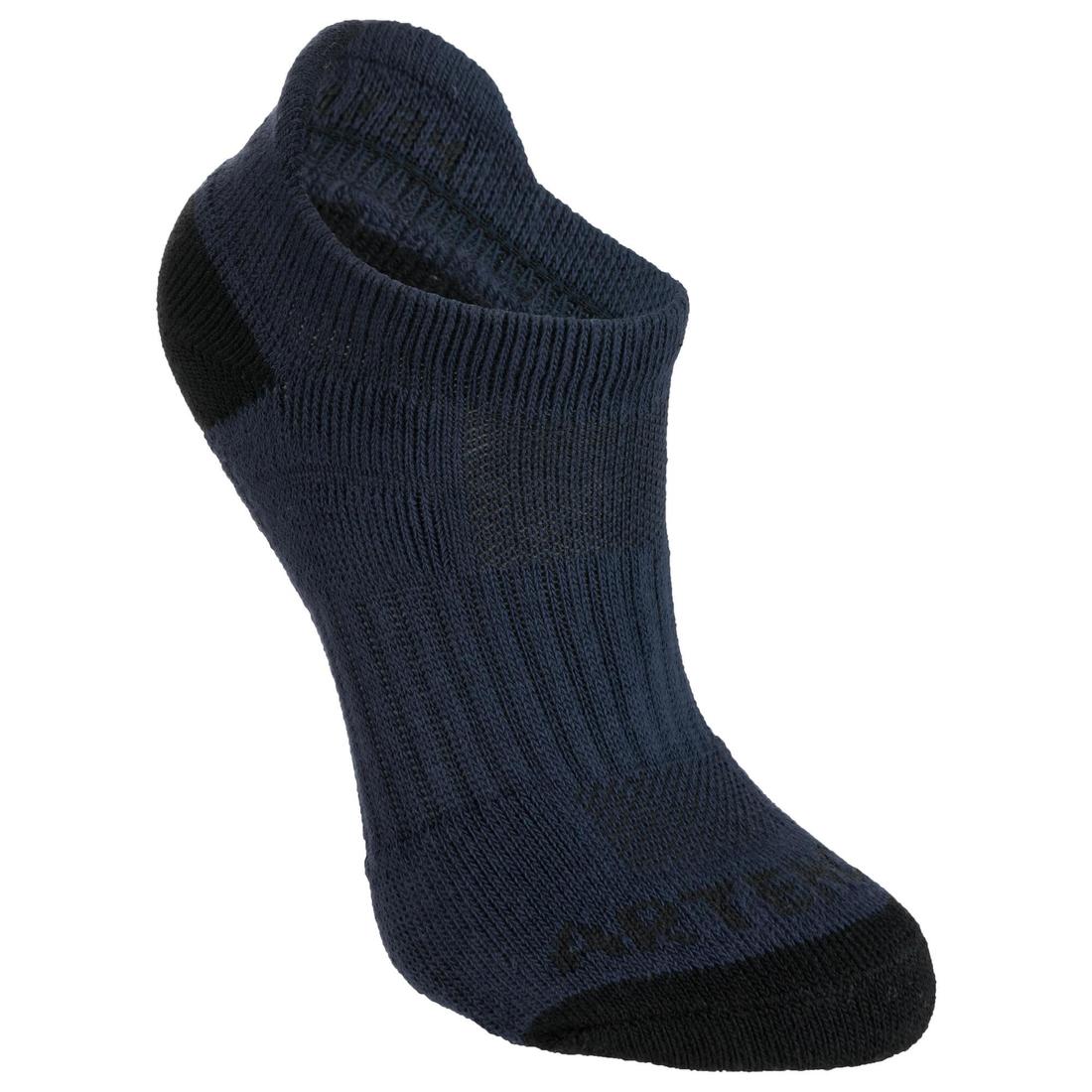 CHAUSSETTES BASSES ENFANT RS 500 BLANC BLANC NOIR EN LOT DE 3
