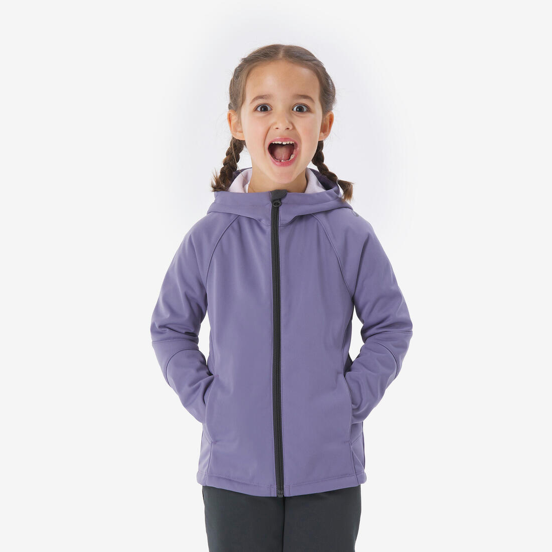 Veste softshell de randonnée enfant 2-6 ans, MH900