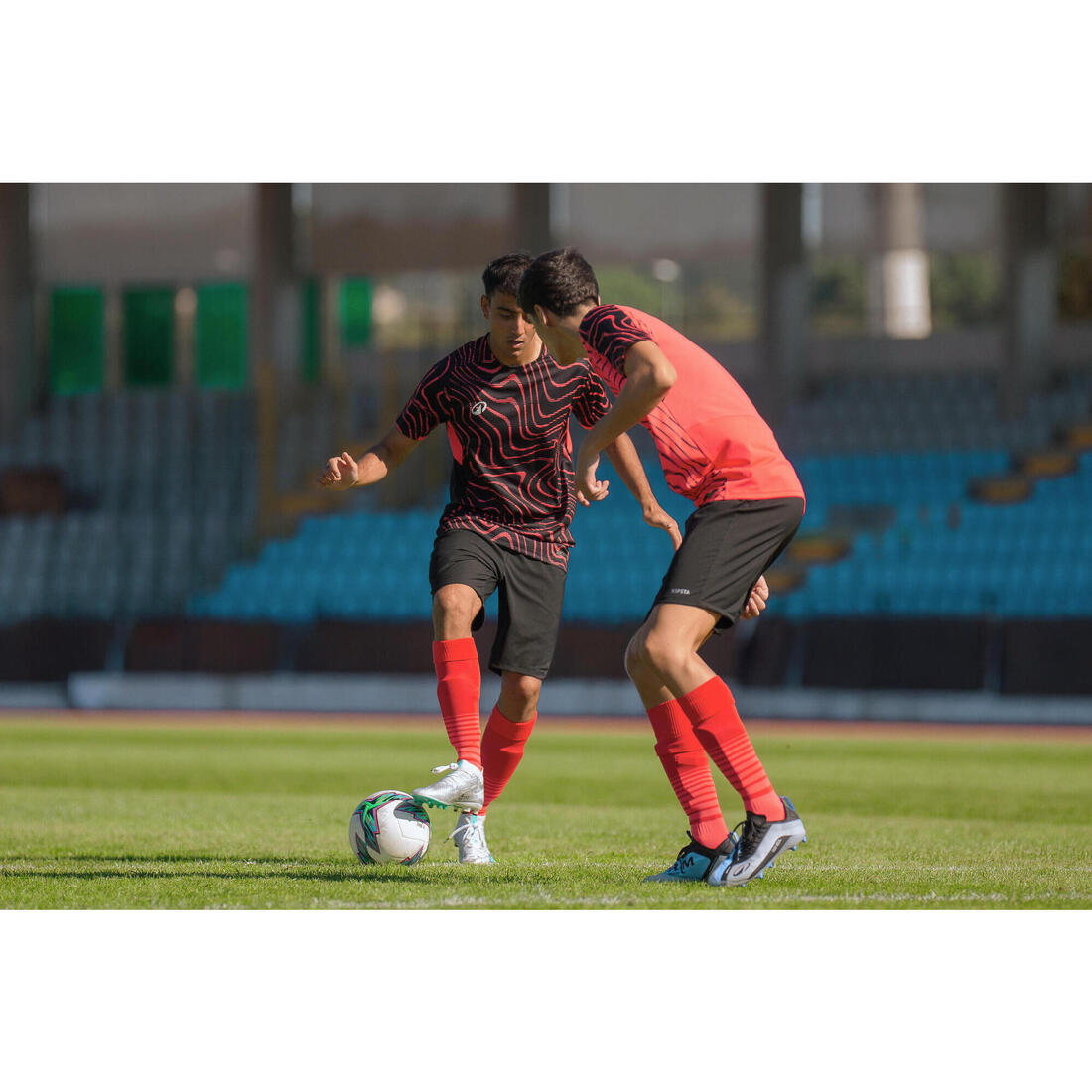 MAILLOT DE FOOTBALL ADULTE MANCHES COURTES VIRALTO TOPO ROSE FLUO &