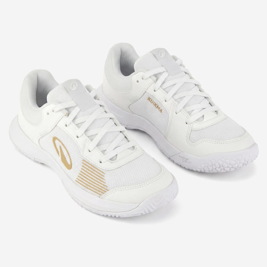 Chaussures de tennis polyvalente adulte, Comfort Lite blanc beige