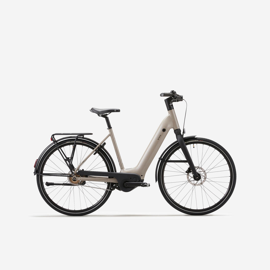 Vélo ville électrique à moteur automatique owuru cadre bas LD 940 E connect